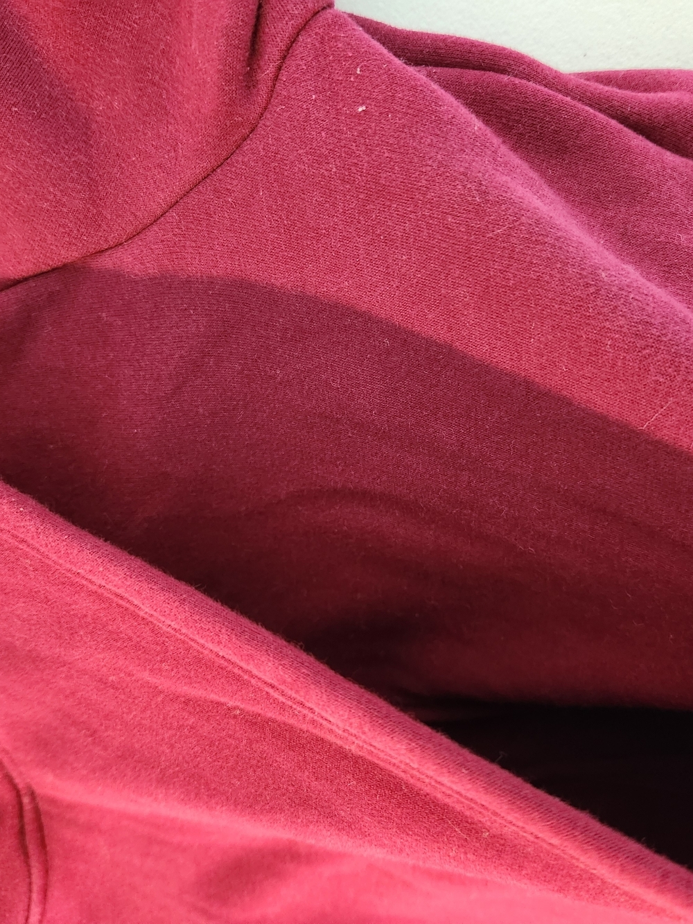 Latched Mama Burgundy Wine Red Pullover Hoodie Breastfeeding Nursing Autumn Cozy - Picture 4 of 6
